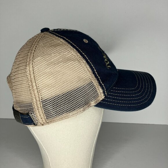 Tommy Bahama Blue Beige Mesh Embroidered Adjustable Hat Cap - Picture 3 of 8